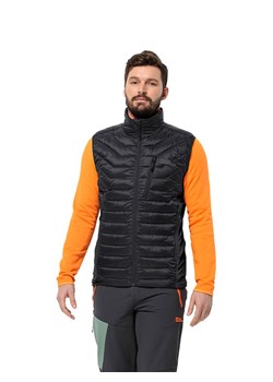 Jack Wolfskin Kamizelka hybrydowa &quot;Routeburn Pro&quot; w kolorze czarnym ze sklepu Limango Polska w kategorii Kamizelki męskie - zdjęcie 177805412