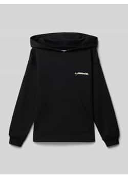 Bluza z kapturem i nadrukiem z logo model ‘GREENPOINT’ ze sklepu Peek&Cloppenburg  w kategorii Bluzy chłopięce - zdjęcie 177807654