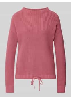 Sweter z dzianiny ze stójką ze sklepu Peek&Cloppenburg  w kategorii Swetry damskie - zdjęcie 177807744