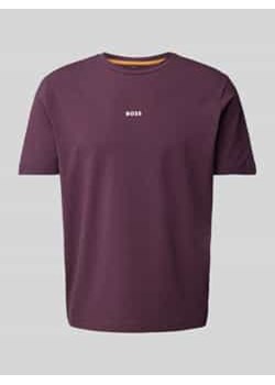 T-shirt z nadrukiem z logo - id: 1279902 - marki BOSS HUGO BOSS - 177808070 T-shirt z nadrukiem z logo ze sklepu Peek&Cloppenburg w kategorii T-shirty męskie - zdjęcie 177808070
