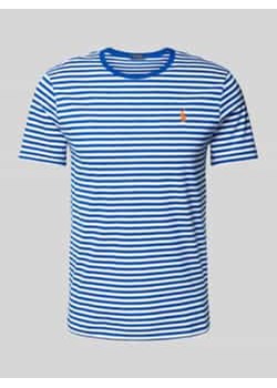 T-shirt z wyhaftowanym logo ze sklepu Peek&Cloppenburg  w kategorii T-shirty męskie - zdjęcie 177810153
