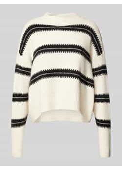 Sweter ze wzorem w paski model ‘DAZZLE’ ze sklepu Peek&Cloppenburg  w kategorii Swetry damskie - zdjęcie 177810960