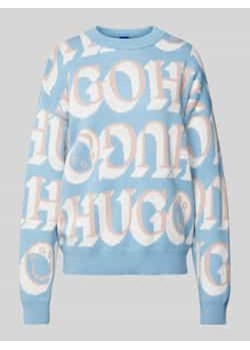 Sweter z dzianiny ze wzorem z logo model ‘Sestunni’ ze sklepu Peek&Cloppenburg  w kategorii Swetry damskie - zdjęcie 177810980