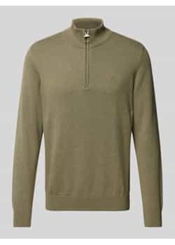Sweter z dzianiny z kołnierzem ze sklepu Peek&Cloppenburg  w kategorii Swetry męskie - zdjęcie 177811661