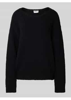 Sweter z dzianiny z okrągłym dekoltem ze sklepu Peek&Cloppenburg  w kategorii Swetry damskie - zdjęcie 177811664