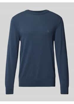 Sweter z dzianiny o kroju regular fit z miękkiej mieszanki bawełny i żywej wełny ze sklepu Peek&Cloppenburg  w kategorii Swetry męskie - zdjęcie 177812111
