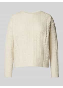 Sweter z fakturowanym wzorem model ‘LIYANNA’ ze sklepu Peek&Cloppenburg  w kategorii Swetry damskie - zdjęcie 177812251