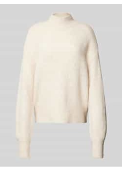 Sweter z dzianiny ze stójką model ‘ANNE’ ze sklepu Peek&Cloppenburg  w kategorii Swetry damskie - zdjęcie 177813522