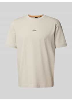 T-shirt z nadrukiem z logo ze sklepu Peek&Cloppenburg  w kategorii T-shirty męskie - zdjęcie 177814850