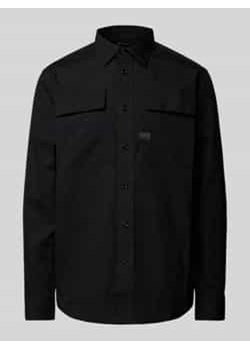 Koszula casualowa o kroju regular fit z wiskozy z kołnierzykiem typu kent ze sklepu Peek&Cloppenburg  w kategorii Koszule męskie - zdjęcie 177815972
