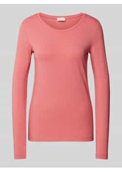 Bluzka o kroju slim fit z długim rękawem z lekkiej mieszanki bawełny ze sklepu Peek&Cloppenburg  w kategorii Bluzki damskie - zdjęcie 177818111
