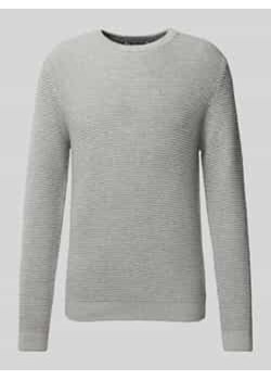 Sweter z imitacji dzianiny ze sklepu Peek&Cloppenburg  w kategorii Swetry męskie - zdjęcie 177818760