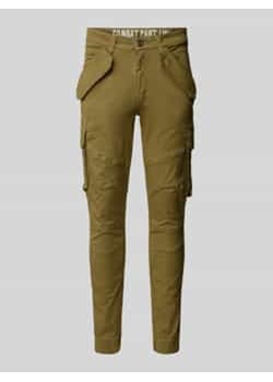 Spodnie cargo o kroju tapered fit z kieszeniami z patką model ‘COMBAT PANT’ ze sklepu Peek&Cloppenburg  w kategorii Spodnie męskie - zdjęcie 177819003