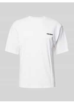 T-shirt z nadrukiem z logo - id: 1117448_skip3 - marki Review - 177819381 T-shirt z nadrukiem z logo ze sklepu Peek&Cloppenburg w kategorii T-shirty męskie - zdjęcie 177819381