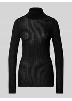 Sweter z dzianiny z golfem ze sklepu Peek&Cloppenburg  w kategorii Swetry damskie - zdjęcie 177820723