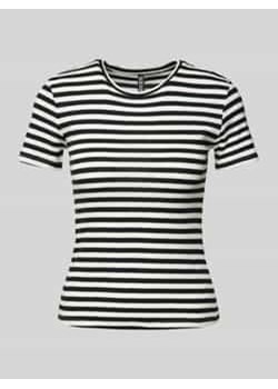 T-shirt z prążkowaniem model ‘RUKA’ ze sklepu Peek&Cloppenburg  w kategorii Bluzki damskie - zdjęcie 177822682