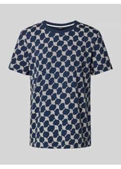 T-shirt z detalem z logo model ‘Brian’ ze sklepu Peek&Cloppenburg  w kategorii T-shirty męskie - zdjęcie 177825023