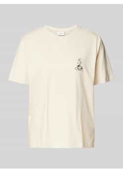 T-shirt z wyhaftowanym logo model ‘SYBIL’ ze sklepu Peek&Cloppenburg  w kategorii Bluzki damskie - zdjęcie 177826674
