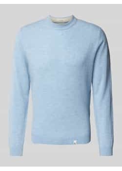 Sweter z dzianiny z detalami z logo ze sklepu Peek&Cloppenburg  w kategorii Swetry męskie - zdjęcie 177827322