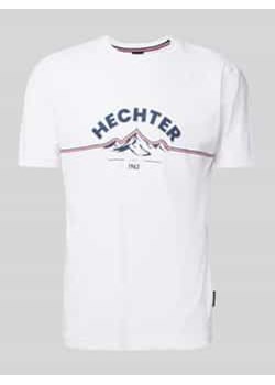 T-shirt z nadrukiem z logo ze sklepu Peek&Cloppenburg  w kategorii T-shirty męskie - zdjęcie 177827880