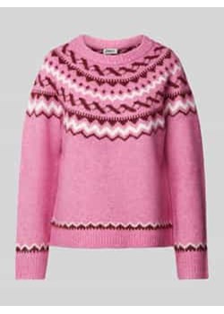 Sweter z norweskim wzorem model ‘ISLE’ ze sklepu Peek&Cloppenburg  w kategorii Swetry damskie - zdjęcie 177828133