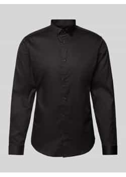 Koszula casualowa o kroju slim fit z kołnierzykiem typu kent model ‘CARDIFF’ ze sklepu Peek&Cloppenburg  w kategorii Koszule męskie - zdjęcie 177829184