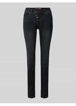 Jeansy o kroju skinny fit z 5 kieszeniami model ‘Malibu’ ze sklepu Peek&Cloppenburg  w kategorii Jeansy damskie - zdjęcie 177830433
