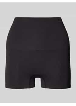 Spodnie o kroju skinny fit z wyhaftowanym logo ze sklepu Peek&Cloppenburg  w kategorii Majtki damskie - zdjęcie 177832013