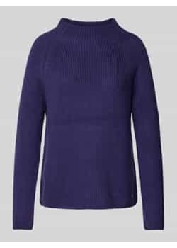 Sweter z dzianiny z detalem z logo ze sklepu Peek&Cloppenburg  w kategorii Swetry damskie - zdjęcie 177833731