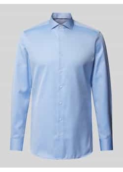 Koszula biznesowa o kroju slim fit z diagonalu ze sklepu Peek&Cloppenburg  w kategorii Koszule męskie - zdjęcie 177833781