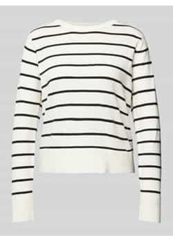 Sweter z dzianiny o kroju regular fit ze wzorem w paski model ‘JOY’ ze sklepu Peek&Cloppenburg  w kategorii Swetry damskie - zdjęcie 177834512