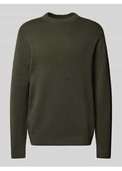 Sweter z dzianiny ze stójką model ‘MILANO’ ze sklepu Peek&Cloppenburg  w kategorii Swetry męskie - zdjęcie 177837293