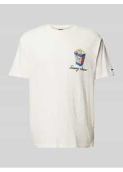 T-shirt o kroju relaxed fit z wyhaftowanym logo model ‘NOVELTY’ ze sklepu Peek&Cloppenburg  w kategorii T-shirty męskie - zdjęcie 177838273