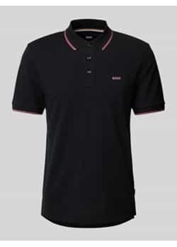 Koszulka polo z nadrukiem z logo model ‘Parlay’ ze sklepu Peek&Cloppenburg  w kategorii T-shirty męskie - zdjęcie 177839293