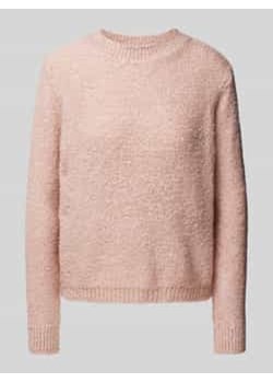 Sweter z dzianiny z prążkowanymi wykończeniami ze sklepu Peek&Cloppenburg  w kategorii Swetry damskie - zdjęcie 177839572