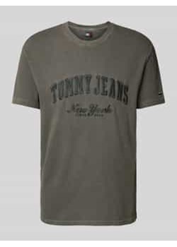 T-shirt z wyhaftowanym logo ze sklepu Peek&Cloppenburg  w kategorii T-shirty męskie - zdjęcie 177839944