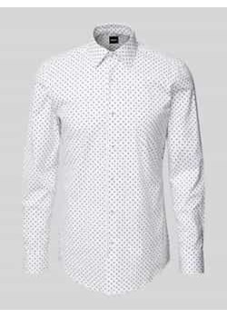 Koszula biznesowa o kroju regular fit z kołnierzykiem typu kent ze sklepu Peek&Cloppenburg  w kategorii Koszule męskie - zdjęcie 177840192