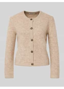 Sweter z dzianiny z okrągłym dekoltem ze sklepu Peek&Cloppenburg  w kategorii Swetry damskie - zdjęcie 177840994
