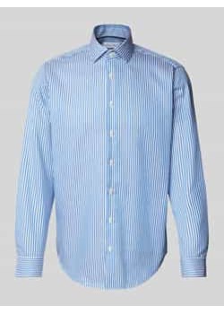 Koszula biznesowa o kroju regular fit z kołnierzykiem typu kent ze sklepu Peek&Cloppenburg  w kategorii Koszule męskie - zdjęcie 177842832