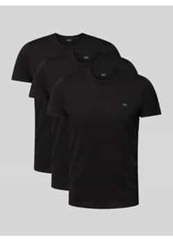 T-shirt z nadrukiem z logo w zestawie 3 szt. ze sklepu Peek&Cloppenburg  w kategorii Podkoszulki męskie - zdjęcie 177842961