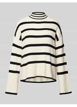 Sweter z dzianiny o kroju comfort fit z szerokimi,prążkowanymi ściągaczami ze sklepu Peek&Cloppenburg  w kategorii Swetry damskie - zdjęcie 177843172