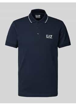 Koszulka polo o kroju slim fit z nadrukiem z logo model ‘TRAIN CORE’ ze sklepu Peek&Cloppenburg  w kategorii T-shirty męskie - zdjęcie 177845283