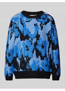 Sweter z dzianiny z okrągłym dekoltem model ‘POVOKE’ ze sklepu Peek&Cloppenburg  w kategorii Swetry damskie - zdjęcie 177846891