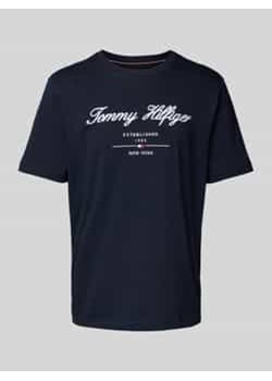 T-shirt z wyhaftowanym logo - id: 1253345_skip3 - marki Tommy Hilfiger - 177847020 T-shirt z wyhaftowanym logo ze sklepu Peek&Cloppenburg w kategorii T-shirty męskie - zdjęcie 177847020