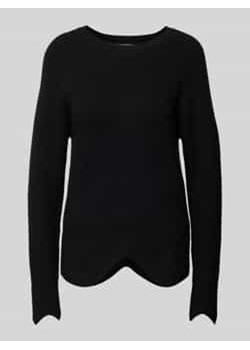 Sweter z dzianiny z okrągłym dekoltem model ‘Claura’ ze sklepu Peek&Cloppenburg  w kategorii Swetry damskie - zdjęcie 177848463