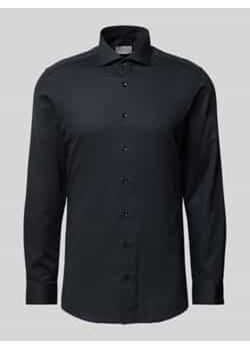 Koszula biznesowa o kroju slim fit z kołnierzykiem typu cutaway ze sklepu Peek&Cloppenburg  w kategorii Koszule męskie - zdjęcie 177848500