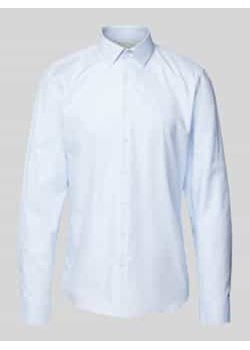 Koszula biznesowa o kroju slim fit z listwą guzikową model ‘Bari’ ze sklepu Peek&Cloppenburg  w kategorii Koszule męskie - zdjęcie 177848713