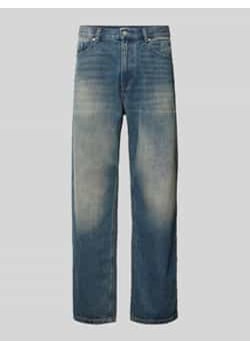 Jeansy o kroju baggy fit z 5 kieszeniami i dodatkiem wiskozy ze sklepu Peek&Cloppenburg  w kategorii Jeansy męskie - zdjęcie 177850652
