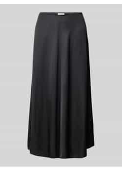 Spódnica midi o kroju regular fit z wysokiej jakości lejącej satyny wiskozowej ze sklepu Peek&Cloppenburg  w kategorii Spódnice - zdjęcie 177851211
