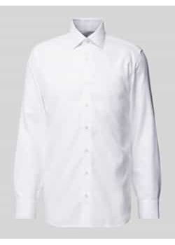 Koszula biznesowa o kroju slim fit z kołnierzykiem typu kent ze sklepu Peek&Cloppenburg  w kategorii Koszule męskie - zdjęcie 177852280